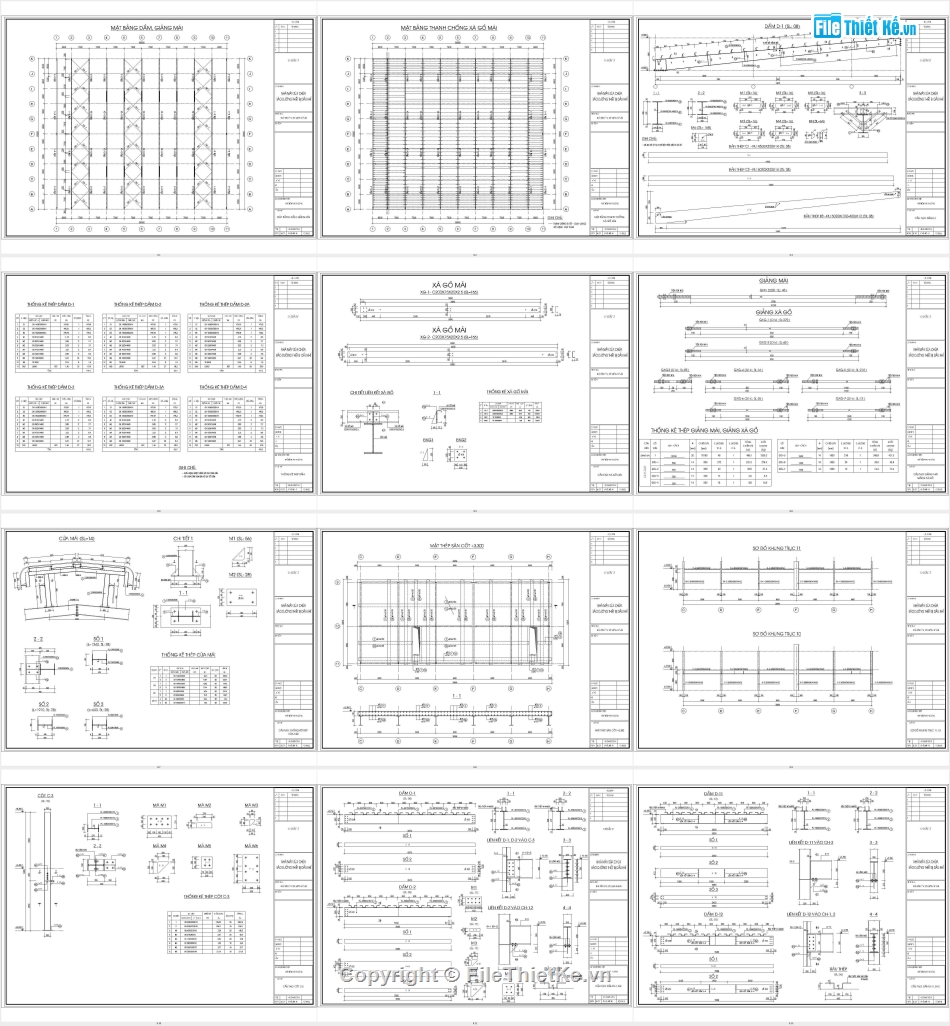 Nhà xưởng 60x68m,Thiết kế nhà máy sản xuất 1.2ha,Bản vẽ nhà máy khung thép tiền chế,Thiết kế nhà xưởng khung thép Zaminl,Nhà máy bảo dưỡng 80x140m